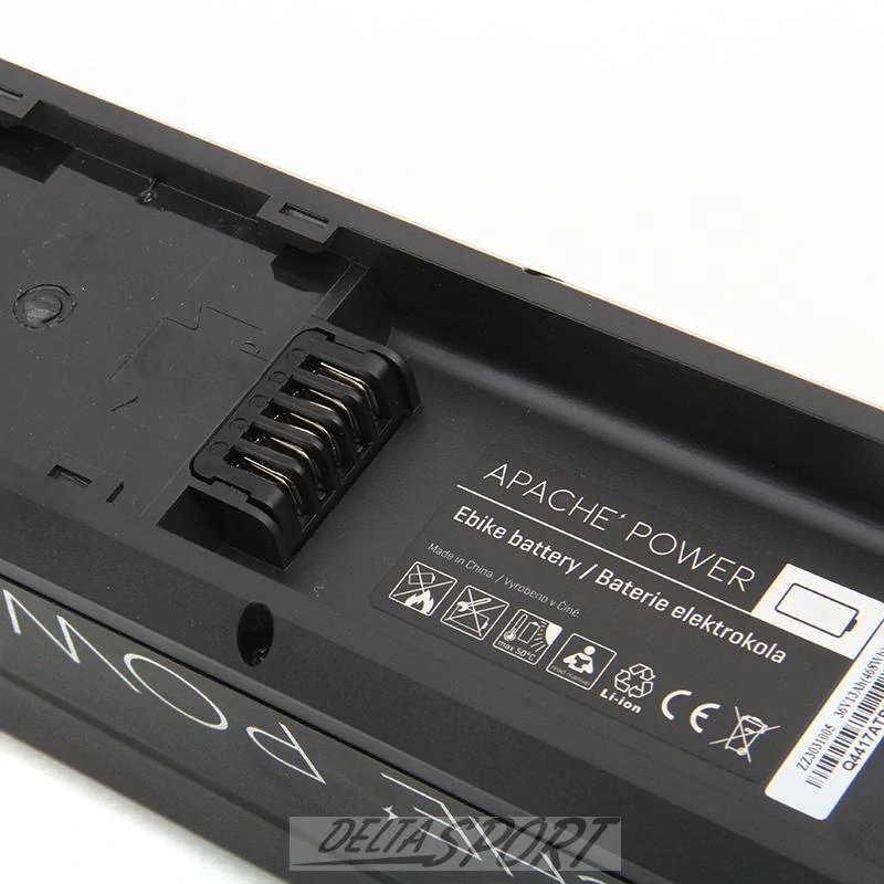 baterie Apache Power R7 lahvová Li-Ion 36V nožové kontakty